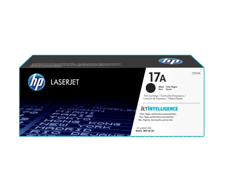 HP 17A Black Original LaserJet Toner Cartridge (CF217A)