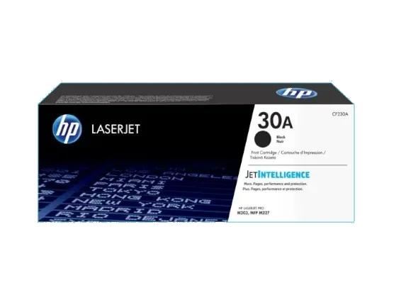 HP 30A Black Original LaserJet Toner Cartridge (CF230A)