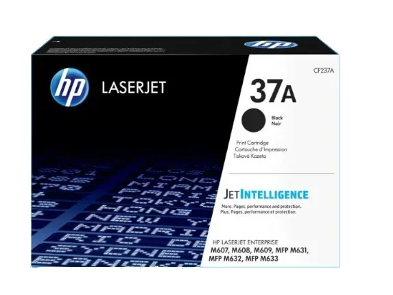 HP 37A Black Original LaserJet Toner Cartridge (CF237A)