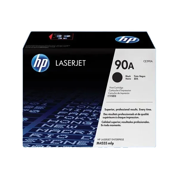 HP 90A Black Original LaserJet Toner Cartridge (CE390A)
