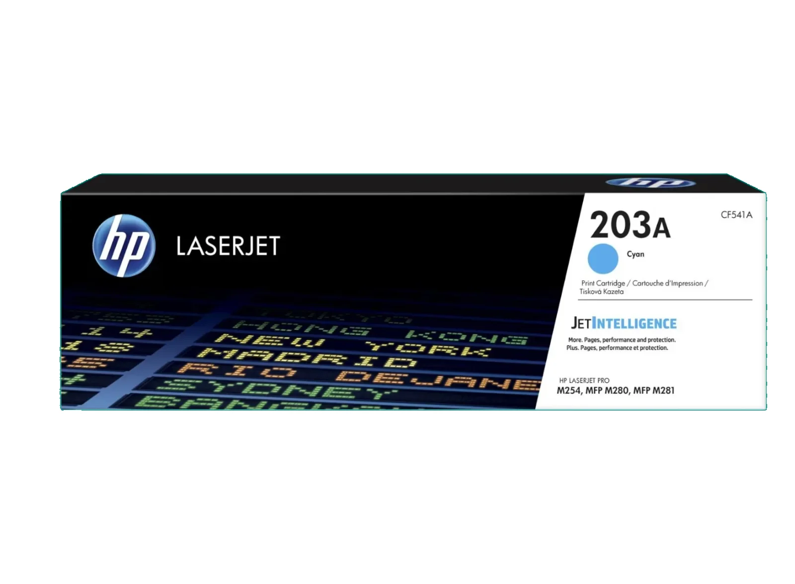 HP 203A Cyan Original LaserJet Toner Cartridge (CF541A)