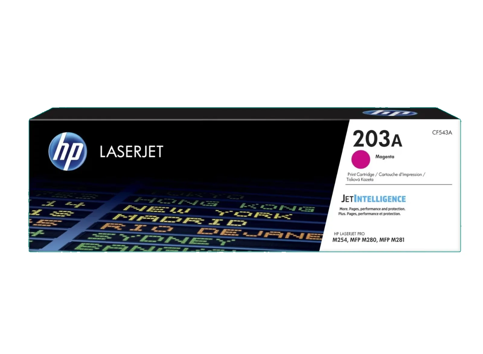 HP 203A Magenta Original LaserJet Toner Cartridge (CF543A)