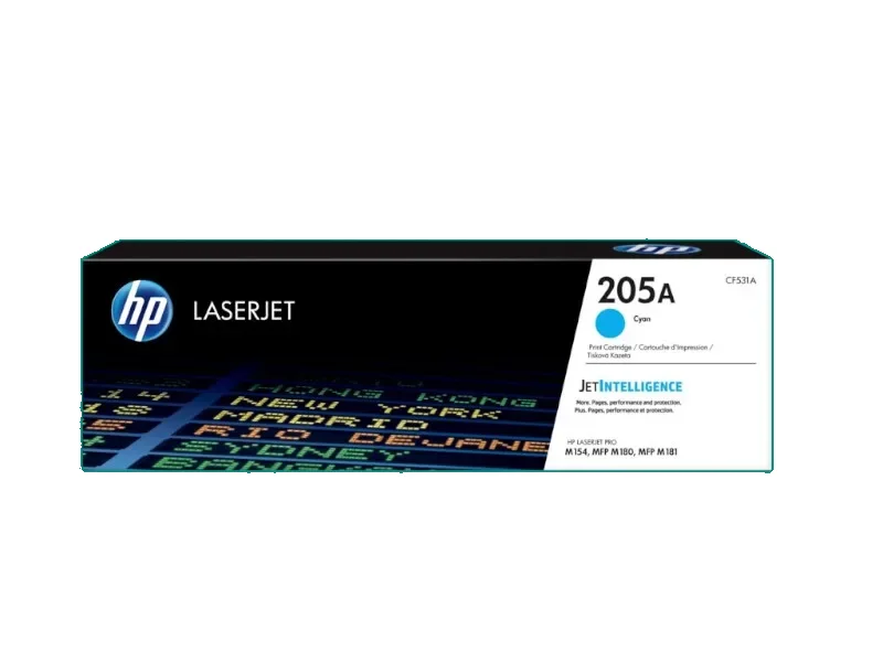 HP 205A Cyan Original LaserJet Toner Cartridge (CF531A)