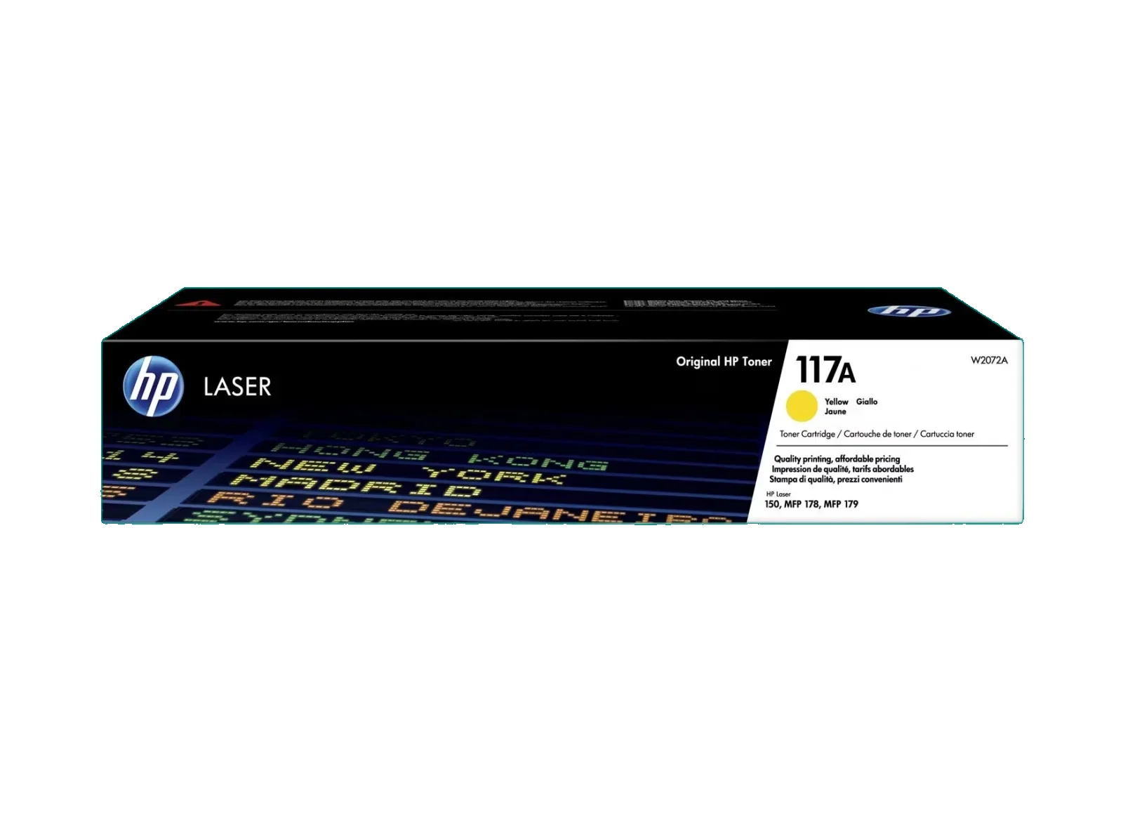 HP 117A Yellow Original Laser Toner Cartridge (W2072A)