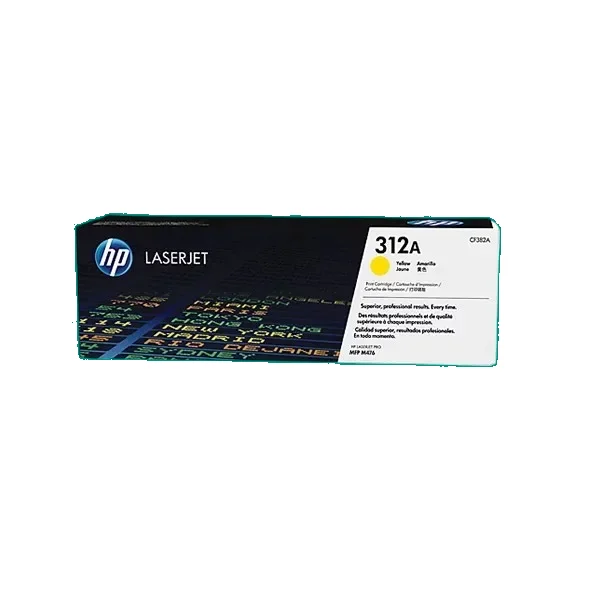 HP 312A Yellow Original LaserJet Toner Cartridge (CF382A)
