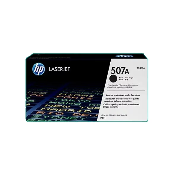 HP 507A Black Original LaserJet Toner Cartridge (CE400A)
