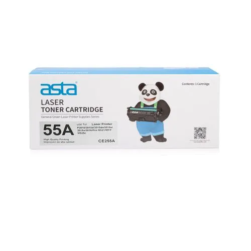 Asta 55A Black Toner Cartridge (CE255A Compatible)