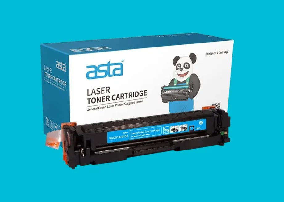 Asta HP 415A Cyan Original LaserJet Toner Cartridge (W2031A)