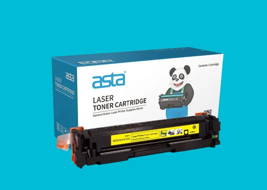 Asta HP 415A Yellow Original LaserJet Toner Cartridge (W2032A)