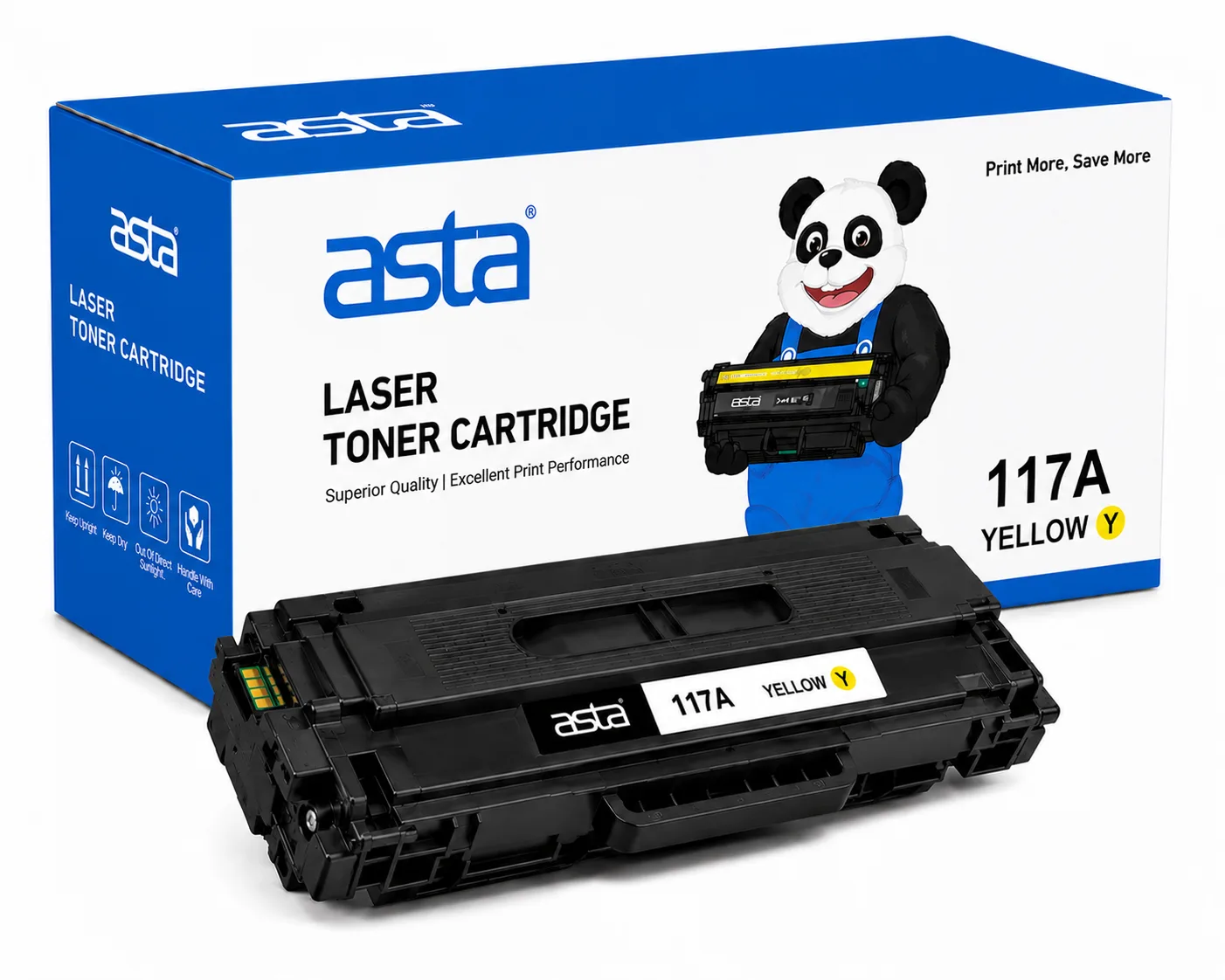 Asta 117A Yellow Toner Cartridge