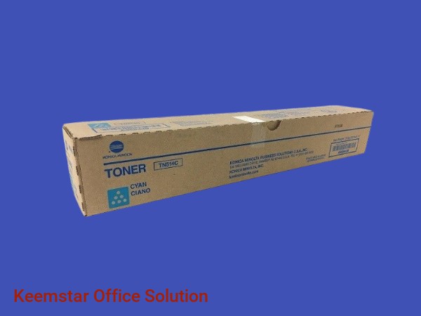 Genuine Konica Minolta TN-514C (A9E8430) Cyan Toner Cartridge for Bizhub C458, C558, C658 - High Yield, 26,000 Pages