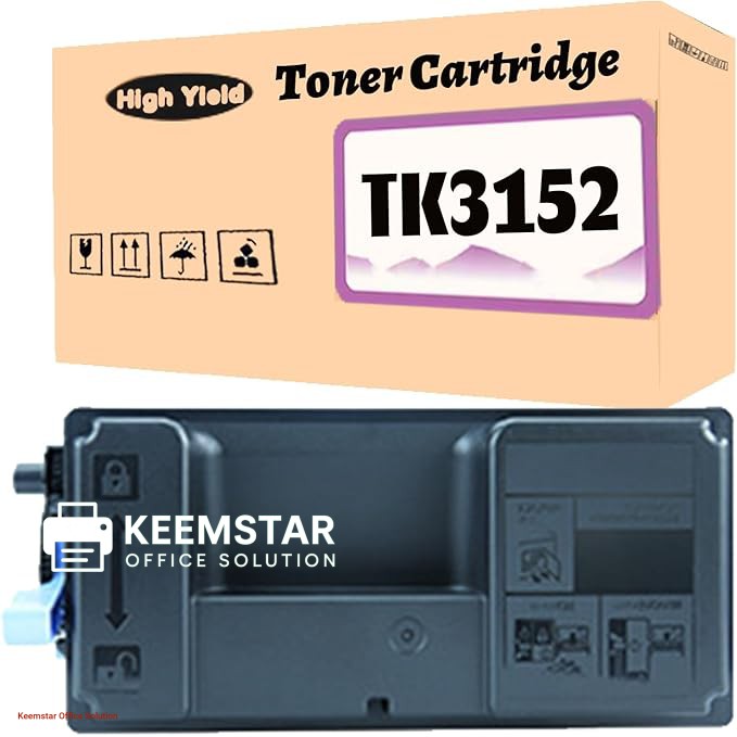 Genuine Kyocera TK-3152 Black Toner Cartridge for M3040idn / M3540idn – High Yield, Sharp Output