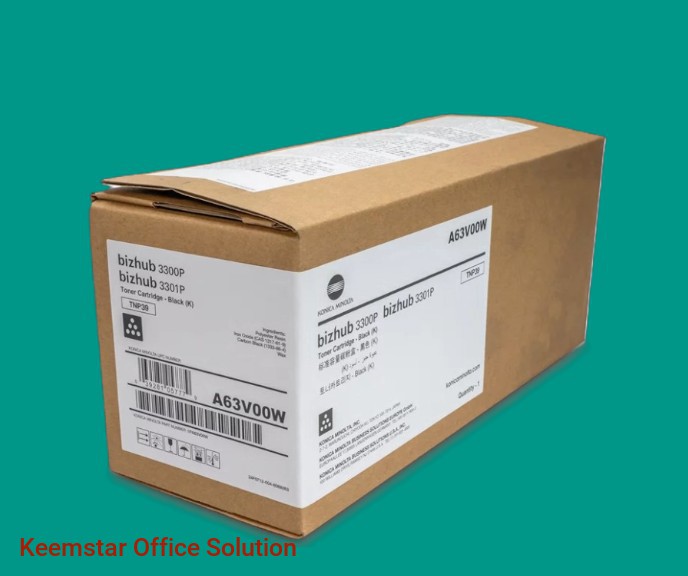 CET TNP39 Compatible Black Toner Cartridge for Konica Minolta Bizhub 3300P, 3301P - High Yield 10,000 Pages