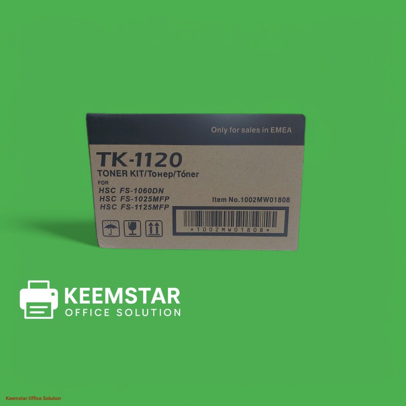 Genuine Kyocera TK-1110/TK-1120 Black Toner Cartridge – For FS-1060DN, FS-1025MFP, FS-1125MFP