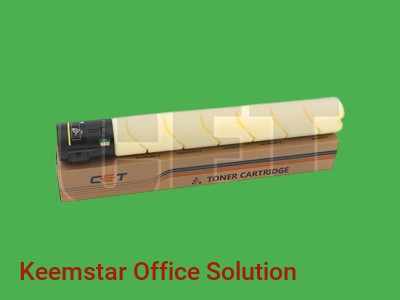 CET TN-514Y/B1209 Yellow Toner Cartridge for Konica Minolta Bizhub C458, C558, C658 - High Yield, Compatible