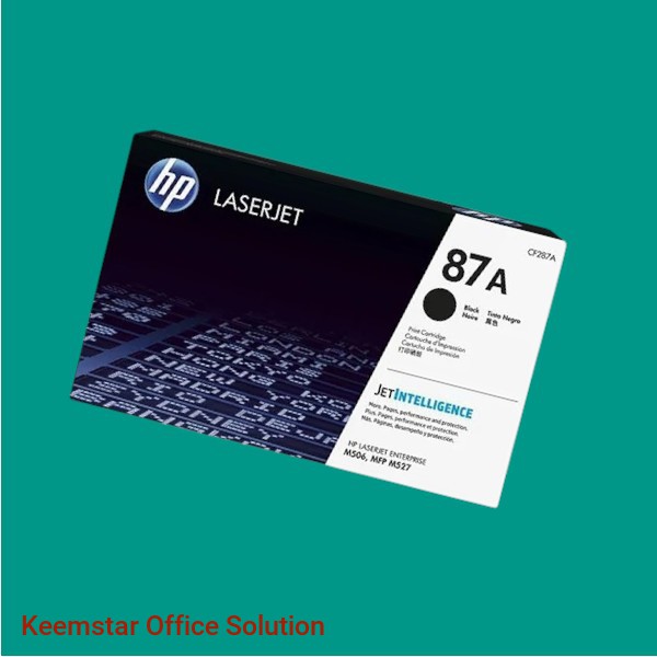 HP 87A Toner Cartridge - High-Yield Black Ink for LaserJet Printers