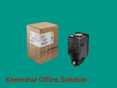 CET TNP79Y/TNP80Y/TNP81Y Yellow Toner Cartridge for Konica Minolta Bizhub C3350i, C4050i, C3300i - High-Yield, Chemical