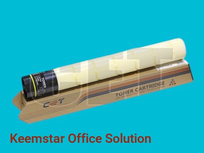 CET Chemical TN-324 Yellow Toner Cartridge for Konica Minolta Bizhub C454, C454e, C554, C554e - High Yield