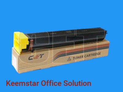 CET TN-711 Yellow Toner Cartridge for Konica Minolta Bizhub C654 C754 654e 754e - High-Yield, OEM-Compatible