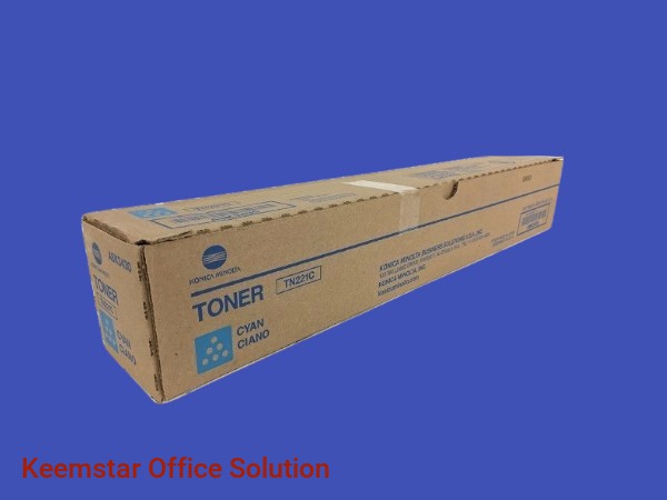 Genuine Konica Minolta Bizhub C227/287 Cyan Toner Cartridge TN221C - 21,000 Pages