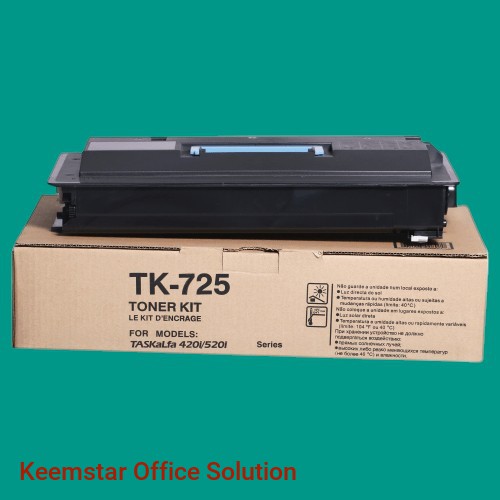 Kyocera TK725 High-Yield Toner Cartridge for TASKalfa Printers - Black, 34,000 Pages