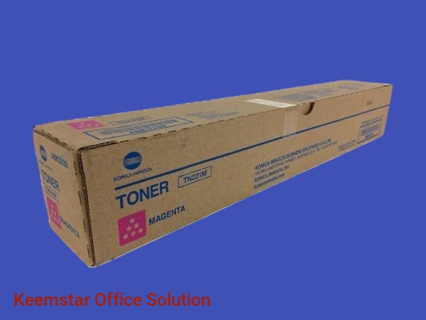 Genuine Konica Minolta Bizhub C227/287 Magenta Toner Cartridge TN221M - High-Yield, Vibrant Prints