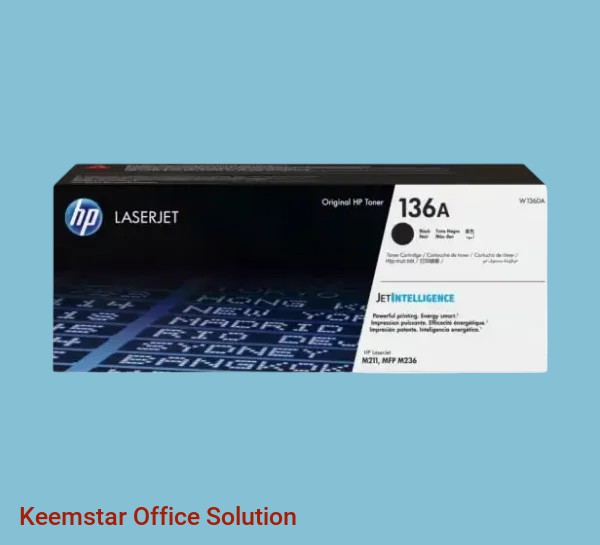 Genuine HP 136A Black Toner Cartridge - High Yield, Crisp & Reliable Prints