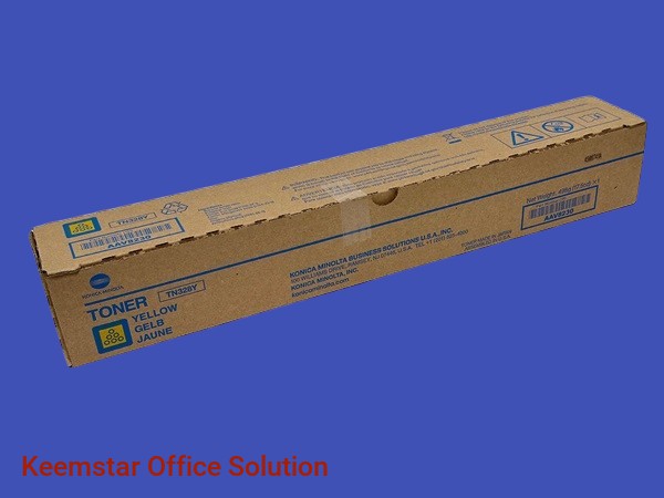 Genuine Konica Minolta TN-328Y (TN-626Y) Yellow Toner Cartridge for Bizhub C250i, C300i, C360i, C450i, C550i, C650i - 28,000 Pages