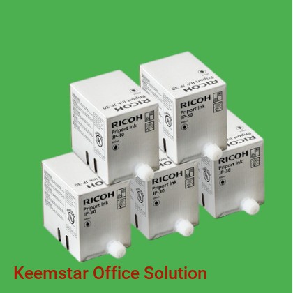 Genuine Ricoh DD3334 Black Ink Cartridge (EDP 817104) - Box of 5 for High-Quality Printing